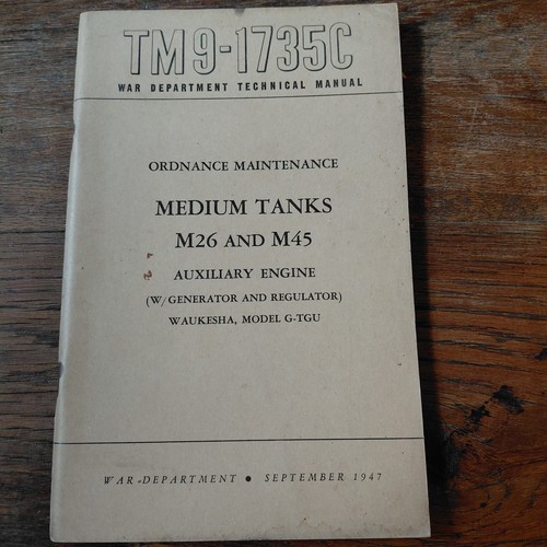 1735c medium tanks m26 - tm,