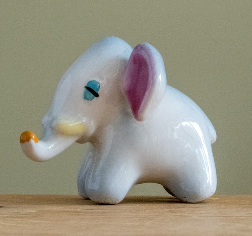 Vintage cute elephant - cute, italian