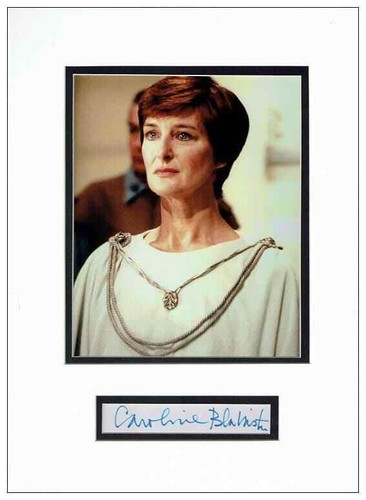Caroline blakiston autograph - blakiston,