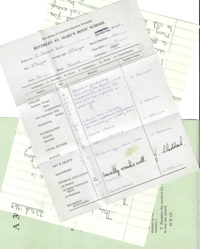 1960 school child - school, ephemera