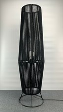 Macrame floor lamp