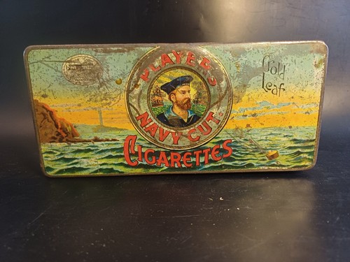 Old tobacco tin - tobacco,