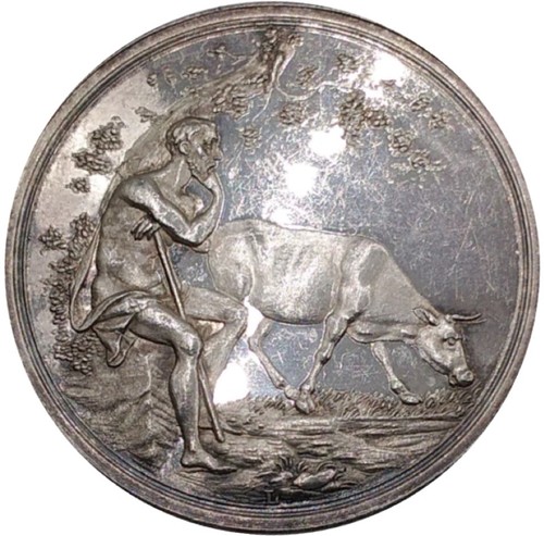 Silver shepherd cow - (1830's),
