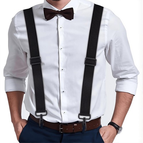 Elastic suspenders mens work - mens,