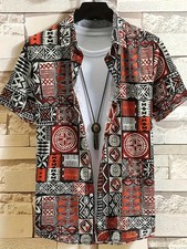 Men's Black/White/Red Short