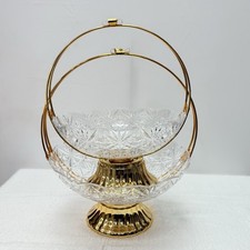 Elegant Fruit Basket with Gold