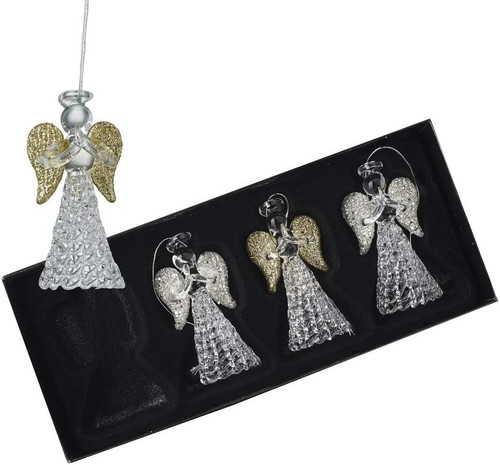 Set glass angel - of, christmas