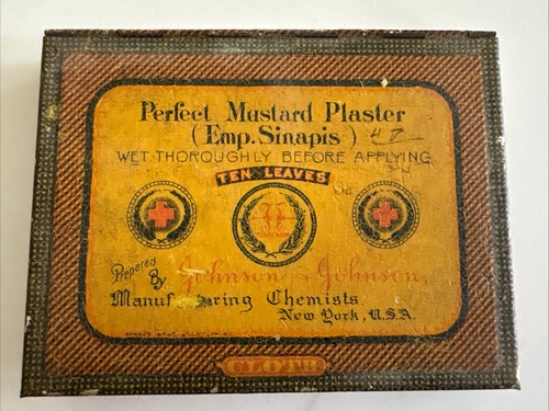 Perfect mustard plaster tin - perfect,