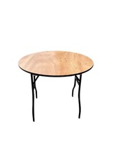 3ft wooden round table, Folding Round table, table for 2 Banqueting Tables