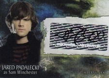 Supernatural Season 3 Jared Padalecki as Sam A18 Auto Autograph Card
