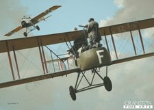 Aviation ww1 art post card - aviation,