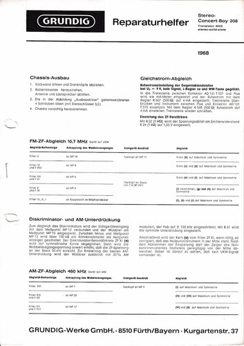 Service manual for grundig - manual,