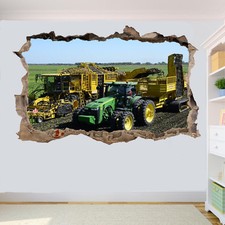 POTATO HARVESTER TRACTOR WALL