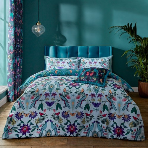 Mya tropical birds duvet - tropical, cover