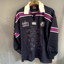 Squad-signed Scotland National Team Rugby Shirt Canterbury 1999