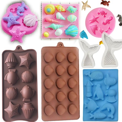 Shells starfish fish silicone - shells,