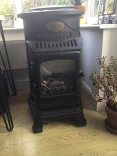 Provence flueless gas stove needs attention as burning with yellow flame £150