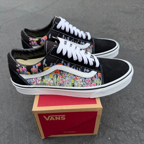 Flower field black - vans, old
