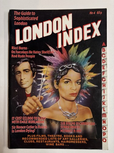 London index vintage - index, magazine