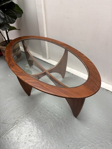 Oval teak astro - oval, coffee