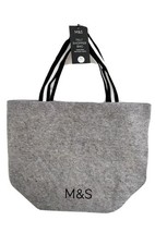 M&S Grey Felt Shopping Tote