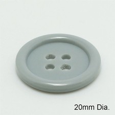 10 x 20mm Round Resin Buttons