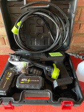 Portable Cordless Car High Pressure Washer Jet Water Wash Cleaner Gun +2 Battery