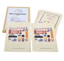 Pairs Card Game - England