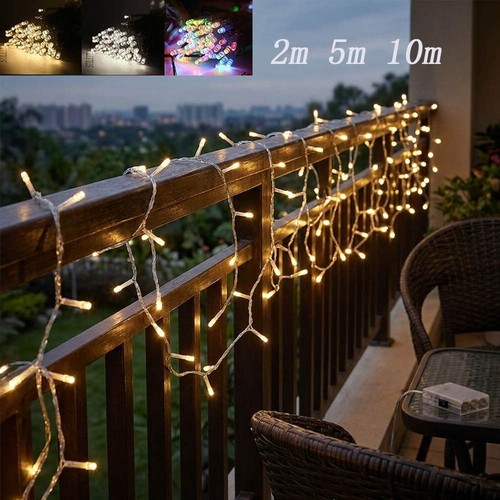Battery powered led string - powered,