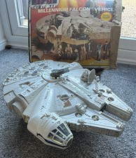 Vintage Star Wars Millennium Falcon Working Electrics With Original Box