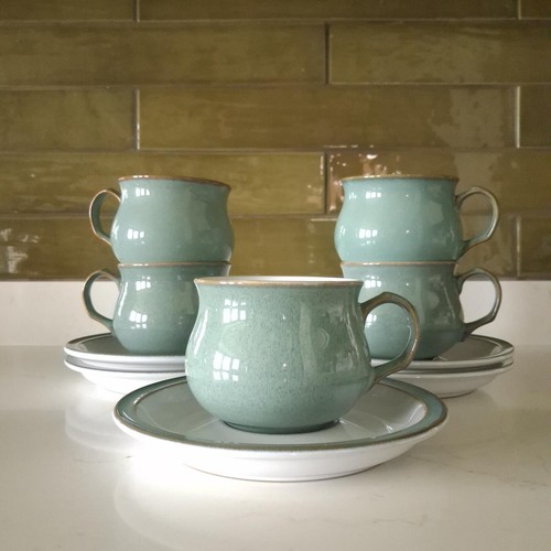 Denby regency green teacup and - denby,