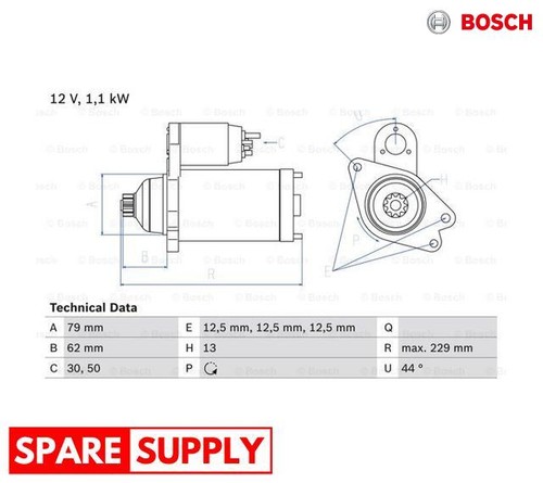 Starter for atlas beetle - starter,