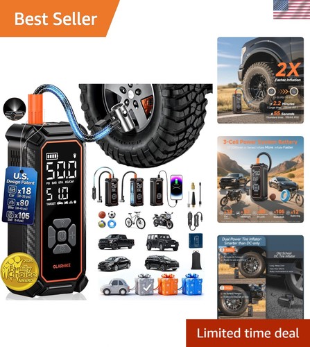 High performance tire - tire, inflator