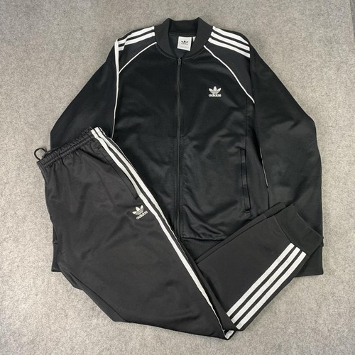 Adidas tracksuit mens black - xl,