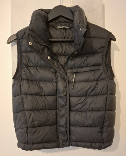 Zara womens black puffer - womens,