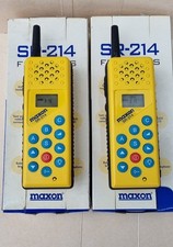 VINTAGE HANDY MAXON SR-214 HAM RADIO TRANSCEIVER’s UHF TWO SETS - UNUSED/BOXED