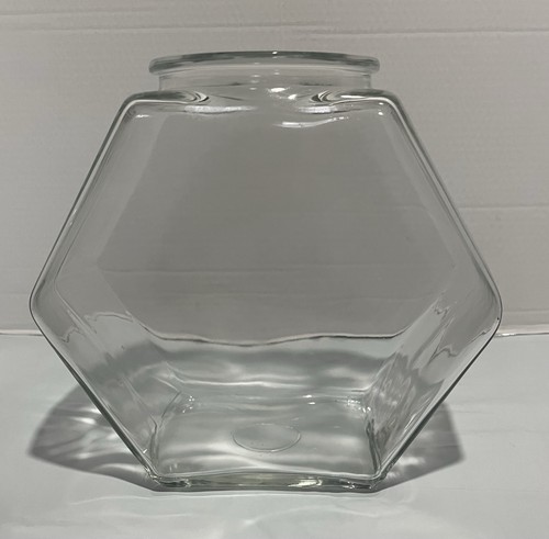 Vintage clear glass 2 - clear, 1-1/2