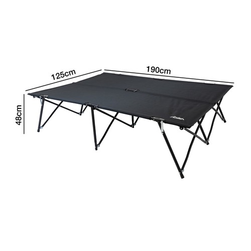 Andes folding double camp bed - andes,