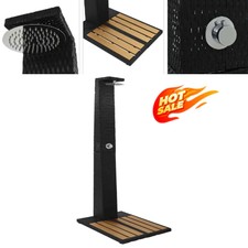 Garden Shower Poly Rattan WPC