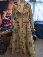 Elegant Regency Handmade Dress Embroidered Silk Fully Lined BN 12/14 One Off!!