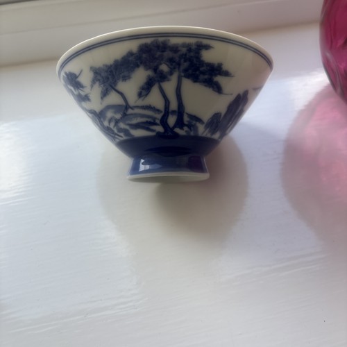 Blue and white - blue, bowl