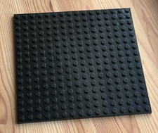 LEGO - 16 x 16 - BASE PLATE - BLACK - 91405 - City - Creator - Brand New