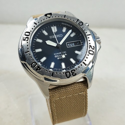 Seiko kinetic scuba 200m air - seiko,