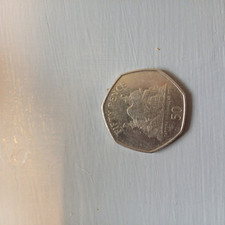 Capture of Gibraltar 50P coin