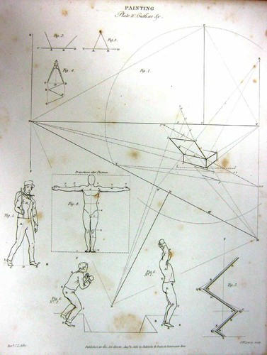 Antique old print - old, *0972
