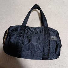 Yoshida PORTER Tanker Mini Boston bag Duffle Bag Black Hand Bag Very Good - F/S