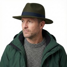 Unisex 100% Wool Fedora Hat