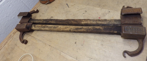 Vintage cast iron - iron, ladder