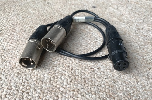 Xlr female splitter cable 2 - cable, to