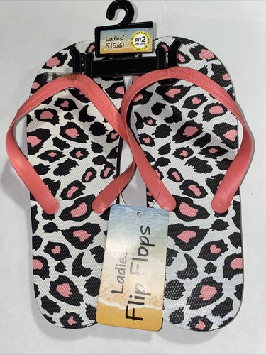 Animal print flip flops small - flip,